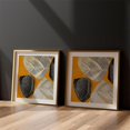 thumbnail image 3 of Pintura de pared con hojas abstractas contemporáneas, decoración de carteles impresos, impresión para decoración para hogar, dormitori perfecl cuadro decorativo, 3 of 8