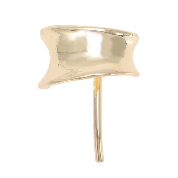 Unique Bargains 1 Pc Ponytail Buckle Hair Clip Irregular Design Hair Ponytail Cuff for Women Gold Tone