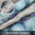 thumbnail image 7 of Spring Lavender Floral Throw Pillow Cover 12 x 20 Inch Decorative Pillow Cover Botanical Watercolor Flower Vase Lumbar Pillowcase Seasonal Rectangle Cushion Case for Couch Sofa Bed Living Room, 7 of 7