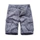thumbnail image 1 of Pantalones cortos de herramientas de tiempo libre sólido con botones de cremallera de bolsillo para hombres de moda Fridja  fhjkhfk458032, 1 of 2