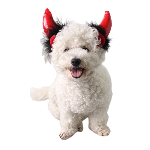 Pet Party Hat Cosplay Horns Designed Cat Party Hat Pet Costume Hat Dog Hat for Halloween Masquerade