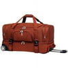Travelers Club Luggage 28" 2-Section Rolling Adult Duffel Bag, Paprika