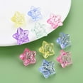 thumbnail image 7 of 20pc Transparent Acrylic Beads Faceted Star Mixed Color 23x24x16mm Hole: 3mm, 7 of 7