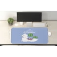 thumbnail image 2 of Saying Computer Mouse Pad, Funny No Drama Llama Lettering with Cactus and Animal, Rectangle Non-Slip Rubber Mousepad X-Large, 35" x 15" Gaming Size, Multicolor, by Ambesonne, 2 of 2