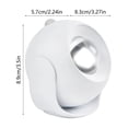 thumbnail image 3 of Wireless Motion Sensor Night Light with Rechargeable Battery, Adjustable Color and Brightness, Magnetic Mount, Best for Hallway, Stairway, Entryway, 3 of 6