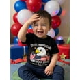 thumbnail image 5 of BemeyourBBs Kids Toddler Baby Boy Girl 4th of July T-Shirt Outfit Patriot 250th Anniversary Independent Day Clothes Casual Letter and Bird Print Short Sleeve Summer Shirt PPullover Tops, 5 of 9