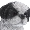 thumbnail image 5 of Huaq Home Furnishings Decorations Resin Simulation Puppy Cute Shih Tzu Dog Ornaments (Little Shih Tzu Puppy (Black)), 5 of 6