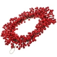 thumbnail image 4 of Artificial Berry Wreath Christmas Hanging Wreath Festival Scene Wreath for Front Door, 4 of 7