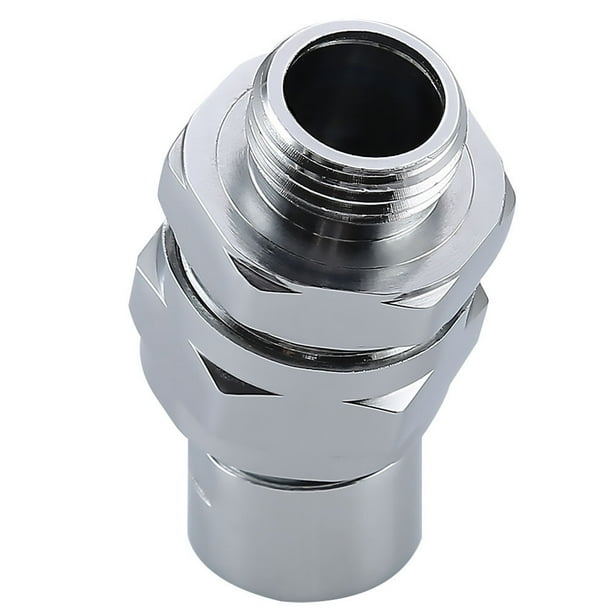 Adaptador de cabezal giratorio de ducha Cabezal de ducha Conector de cobre Conector de cabezal de rociador giratorio Accesorios de baño (4 boca dividida, PSB 100)