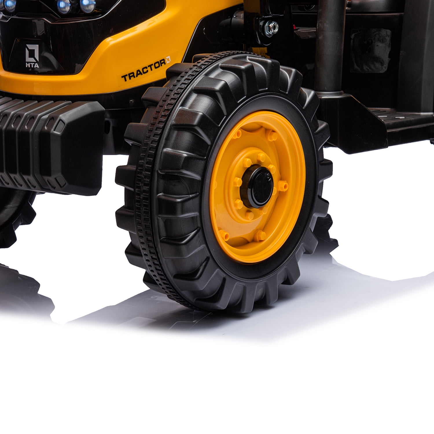 CIPACHO Ride On Tractor, 24 V Powered Construction Vehicles for Kids with 3-Gear-Shift Ground Loade, Kids Car Toys, Yellow CIPACHO Ride On Tractor, 24 V Powered Construction Vehicles for Kids with 3-Gear-Shift Ground Loade, Kids Car Toys, Yellow