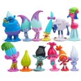thumbnail image 1 of 12 Uds Troll Dolls Toy Movie figuras de acción colección Playset, adornos para pasteles decoración para niños fiesta favores y regalos oso de fresa Electrónica, 1 of 3