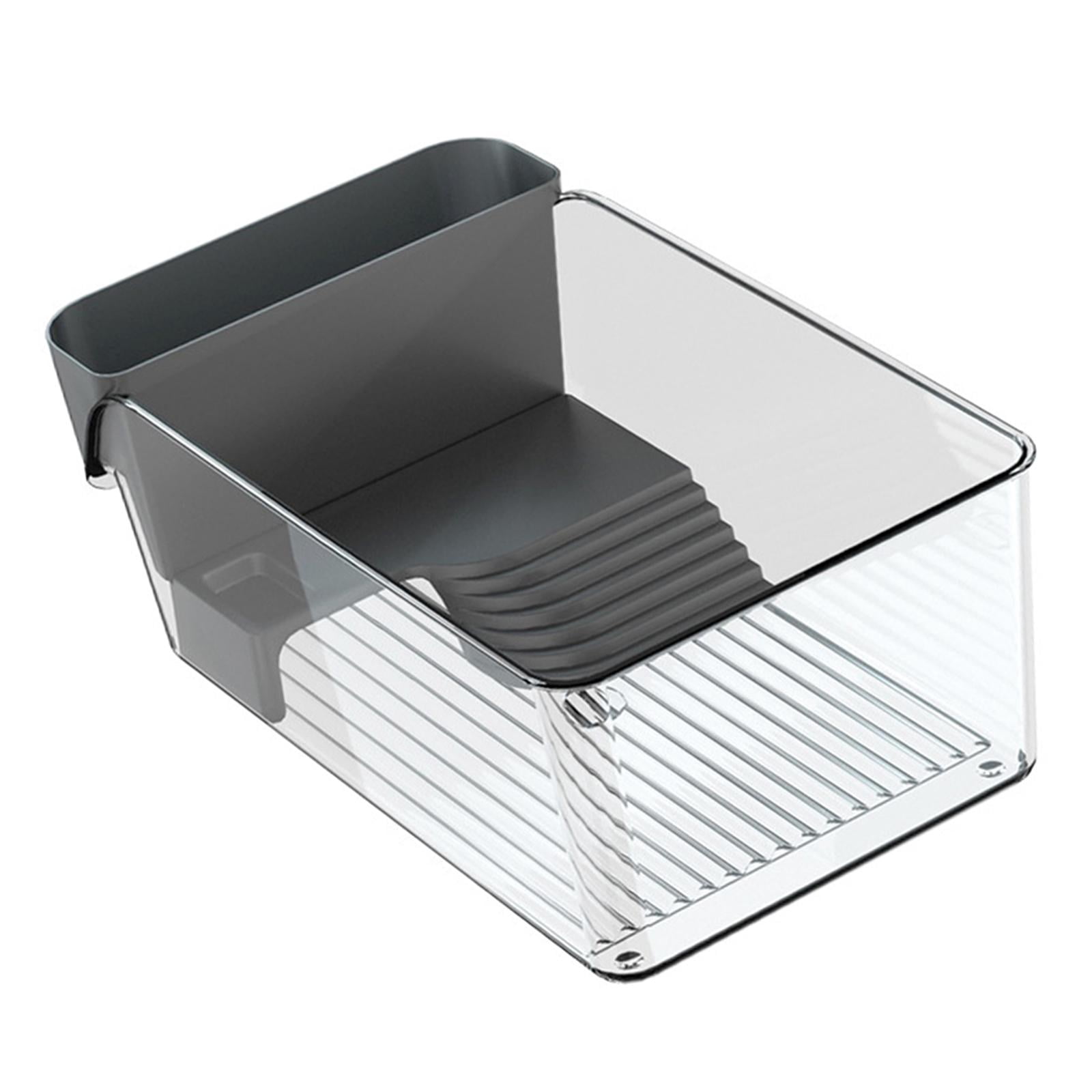 Stgfyxgs Small Turtle Tank Turtle Aquarium Decorative Multi Function Home Use Terrapin Breeding Box Reptile Habitat for Crabs Crayfish Black