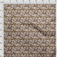 thumbnail image 4 of oneOone Polyester Spandex Light Beige Fabric Tropical Leaf Craft Projects Decor Fabric Printed By The Yard 56 Inch Wide, 4 of 5