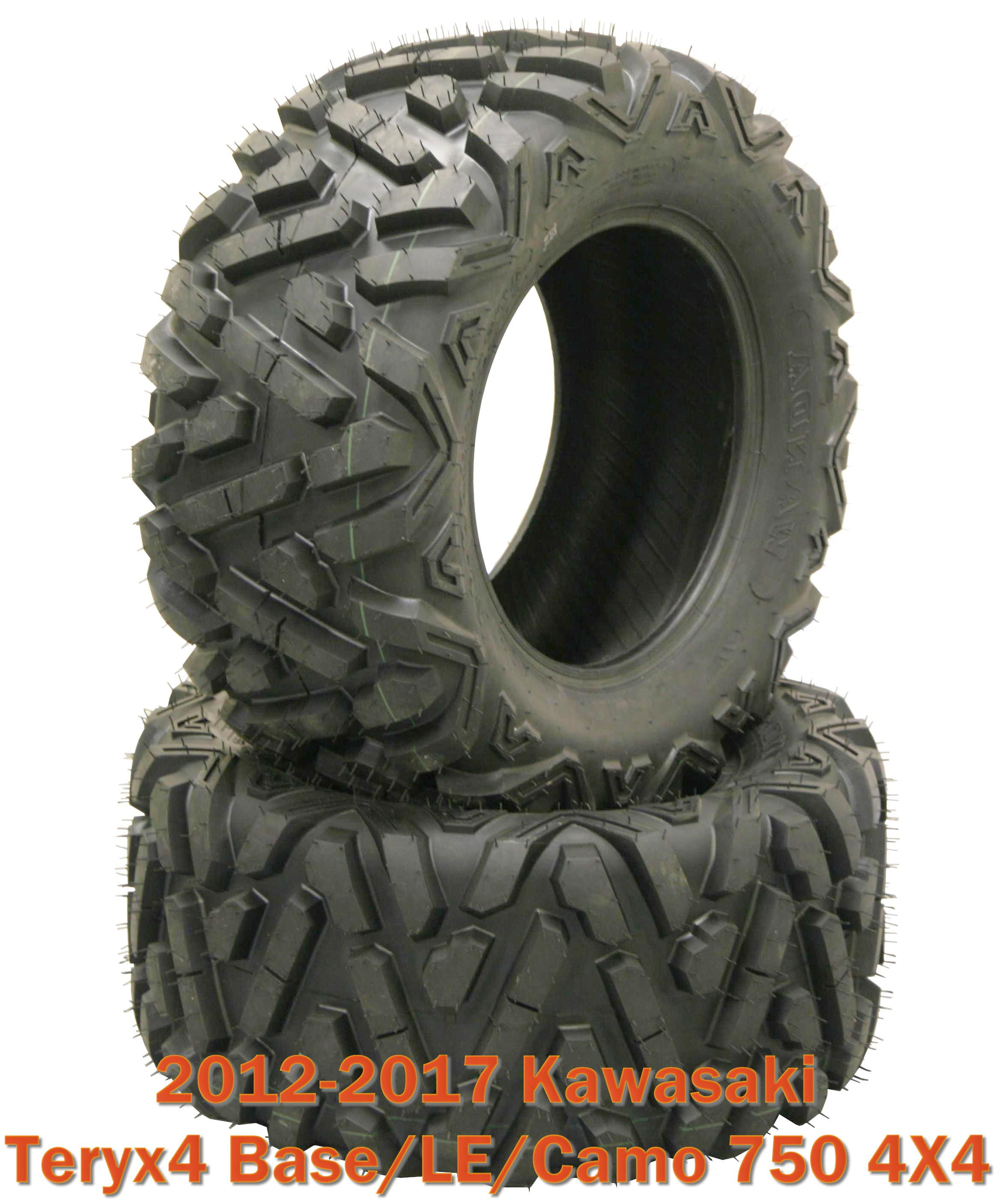 26x11R12 Radial Rear Tire Set for 12-17 Kawasaki Teryx4 Base/LE/Camo 750 4X4 