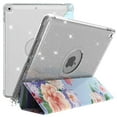 thumbnail image 7 of Dteck iPad 8th 7th Generation Case with Pencil Holder - Slim Folio Stand Smart Magnetic Full Body Protective Cover with Auto Wake/Sleep for iPad 10.2 Inch Tablet 2020/2019 Release, Blue Floral, 7 of 7