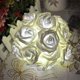 thumbnail image 2 of Cadena de luz LED Flor de rosa Lámpara decorativa con pilas Iluminación colgante para banquete de boda, Blanco Advancent HA003522-01, 2 of 6