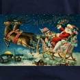 thumbnail image 3 of CafePress - Vintage Santa Sleigh Long Sleeve T Shirt - Women's Long Sleeve Graphic Tee Casual Fit, 3 of 4