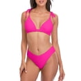 thumbnail image 3 of Sexy Tie Shoulder Bikini Set High Cut V Style Triangle Bikini Swimsuit, 3 of 6