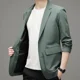thumbnail image 4 of Abrigos negros Trajes y blazers para hombre Chaqueta ajustada para hombre Corta Gris Fina Cropped Casual Novedad en Moda Original Vintage 2024, 4 of 5