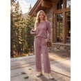 thumbnail image 3 of Cueply 2 Piece Sets for Women Outfits Casual Long Sleeve Lounge Matching Sets Clothing with Pockets, 3 of 9