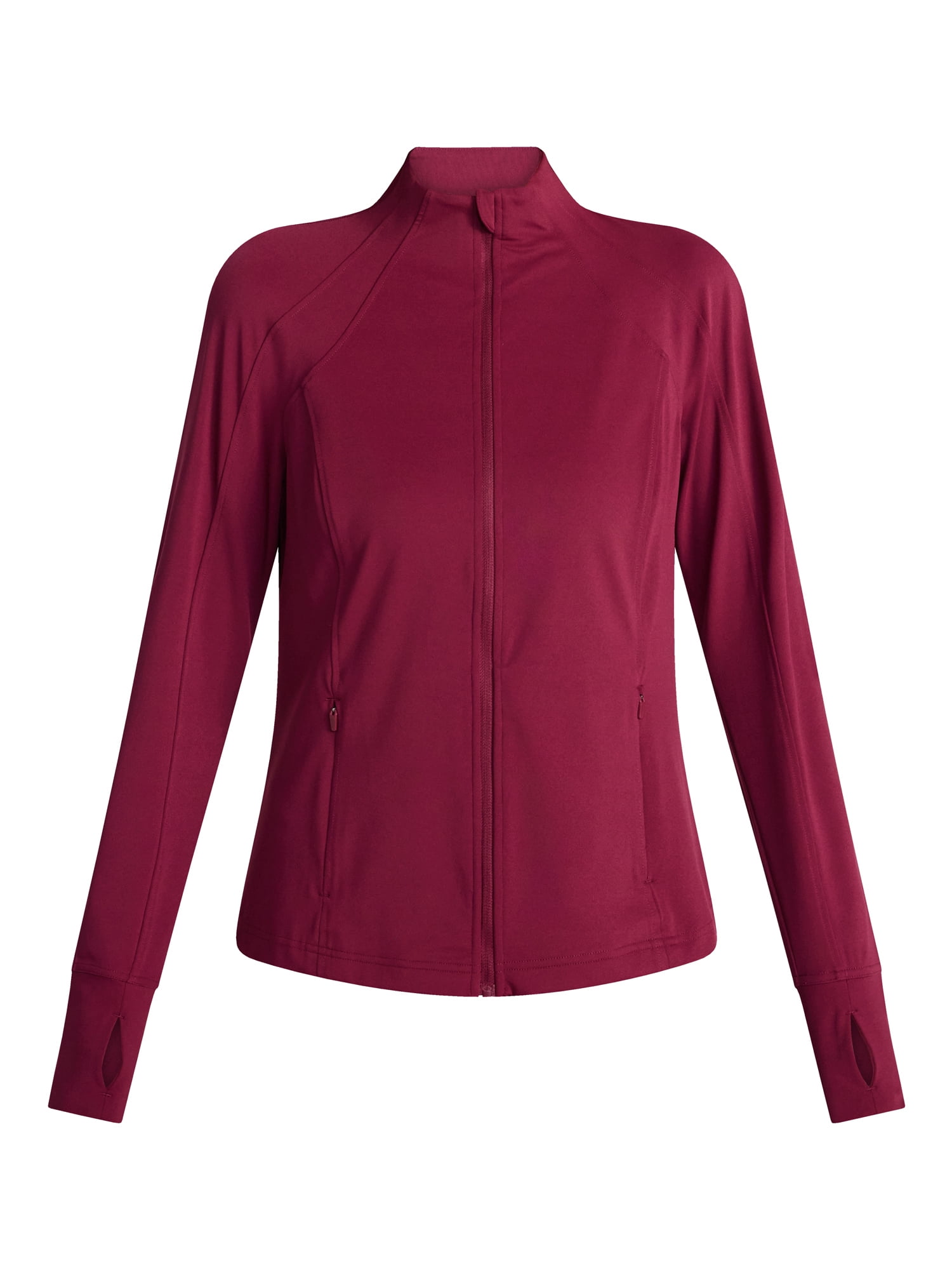 Avia Women's and Women's Plus SoftSculpt Zip Up Active Jacket, Sizes XS-4X