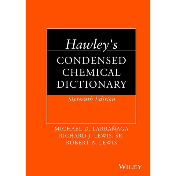 Hawley's Condensed Chemical Dictionary