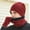 Wine, variant on ZSQDM Men's Winter Knitted Fleece Windproof Hat Scarf Gloves Three-Piece Winter Knitted Hat Men's Warm Hat beanie of Men Dad Hat Bomber Hats Cradle Cap