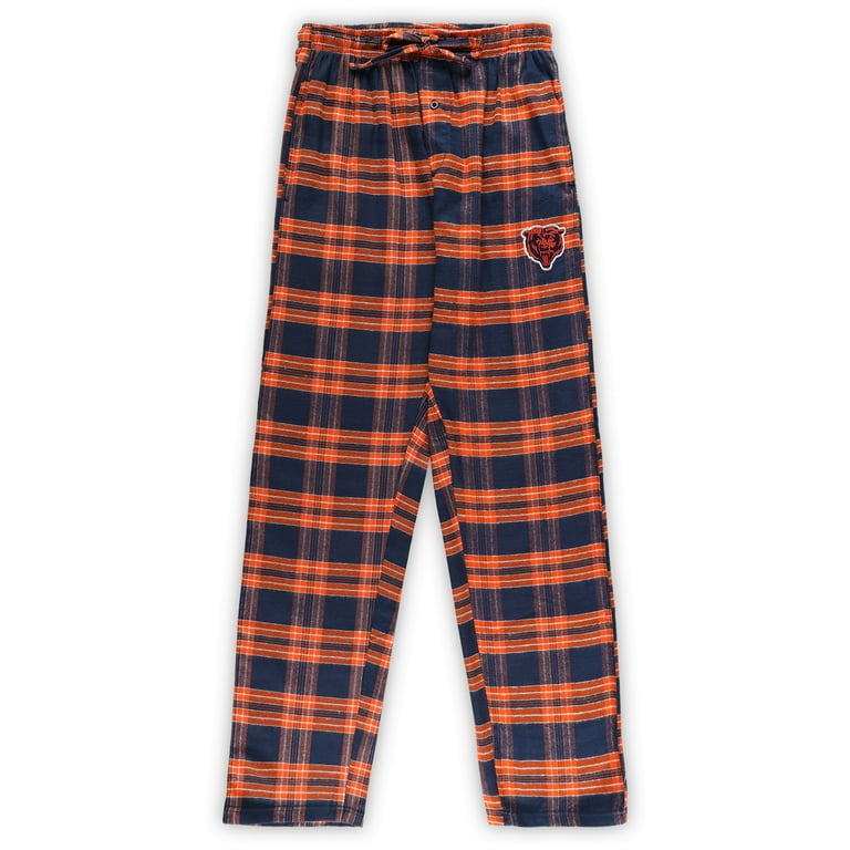 Men s Concepts Sport Navy Orange Chicago Bears Big Tall Flannel