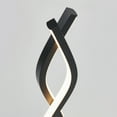 thumbnail image 3 of Artika Wavey Modern Table Lamp, Black, 3 of 5
