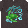 thumbnail image 4 of Inktastic Myrtle Beach Cute Sea Turtle with Waves and Bubbles Boys or Girls Toddler T-Shirt, 4 of 5