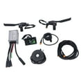 thumbnail image 2 of Kit de controlador de bicicleta eléctrica ABS impermeable, 15 A, panel LCD7C, acelerador de pulgar, freno, accesorios de bicicleta para motor de 250 W, 2 of 14