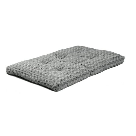 UPC: 0027773014348 | MidWest Homes for Pets Quiet Time Dog Bed & Crate Mat Deluxe Ombre Swirl 36 Gray