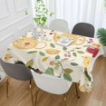 thumbnail image 2 of Yayeee Tablecloths 60" x 90" Rectangle Wrinkle Resistant Party Table Cover, Birds Tea Time, 2 of 8