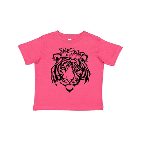 

Inktastic King Tiger in Crown Print Gift Toddler Boy or Toddler Girl T-Shirt