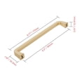 thumbnail image 6 of Utopia Alley Venice Pull Handle - Decorative Cabinet Drop Pull Handles- Vintage Cabinet Hardware with Hand Finished Rose Gold - Metal Drawer Pull Handle, 6.3" Center to Center, 6 of 9
