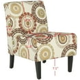 thumbnail image 5 of SAFAVIEH Marka Armless Club Chair Terracotta / Brown, 5 of 7