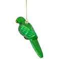 thumbnail image 2 of Northlight 6.5" Green and Yellow Parrot Glass Christmas Ornament, 2 of 4