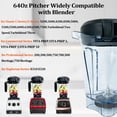 thumbnail image 2 of Blender Pitcher 64 oz Low-Profile Clear, Replacem, 2 of 6