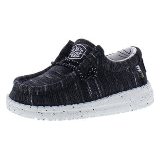 Hey Dude Wally Knit Slip-On Sneakers in Black Hey Dude Men main image 4