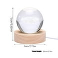 thumbnail image 2 of Galaxy Luminous Crystal Ball Bedroom Decoration Lamp Mini Night Light Birthday Gift Table Lamp, 2 of 9