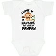 thumbnail image 3 of Inktastic Monkey I Love Hanging out with My Pawpaw Boys or Girls Baby Bodysuit, 3 of 5