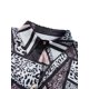 thumbnail image 4 of VISgogo Camisa Retro con Manga de Obispo para Mujer, Color Sólido/Estampado de Leopardo Solapa Blusa de Manga Larga con Botones para Damas, S/M/L/XL/XXL VISgogo moda, 4 of 9