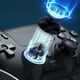 thumbnail image 3 of Controlador Consola Joystick Hall Compatible Con Dientes Giroscópicos 6 Ejes para PS4 Azul, 3 of 9