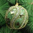 thumbnail image 2 of Christmas Rhinestone Glitter Baubles Balls Xmas Tree Ornaments Sets,Christmas Tree Decorations Dipped In Powder Xmas Bulbs Decorations Ornaments Sets for Christmas Tree New Year,Green,1 Pcs,3.1",8cm, 2 of 8