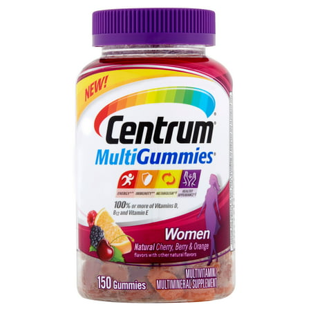 Centrum ® MultiGummies® multivitamines / Supplément Multiminéraux pour bouteille Femmes 150 ct