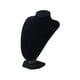 thumbnail image 2 of Collar organizador de joyería Yuyangstore Terciopelo Negro 21x15 Soporte para busto de collar, 2 of 8