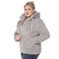 thumbnail image 2 of White Mark Veste Sherpa à Capuchon pour Femmes, 2 of 6