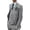 Gray, variant on Retro Linen Men Suit 3 Pcs Beach Wedding Suit Summer Slim Fit Light Weight Linen Suit Jacket Vest Pant Tuxedo