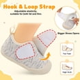 thumbnail image 6 of JOINFREE Baby First Walking Shoes for Boys Girls Infant Wide Barefoot Crib Shoe Lightweight, 6 of 7