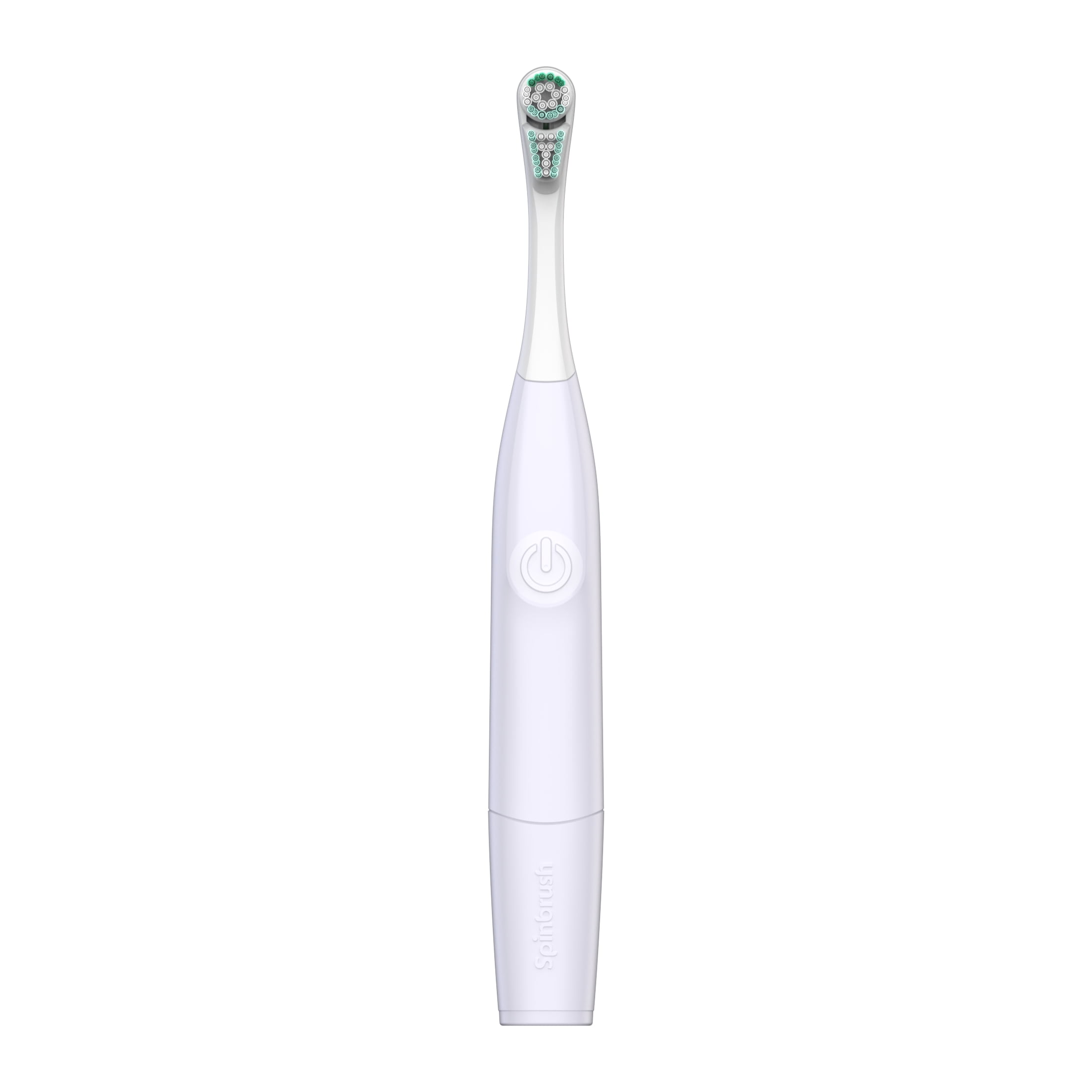 Spinbrush Pro Whiten Battery Powered Electric Toothbrush for Adults, Soft Bristles, Light Blue